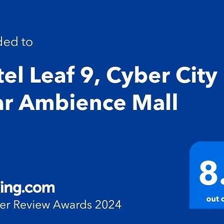 Hotel Leaf 9, Cyber City Near Ambience Mall Gurgáon Kültér fotó